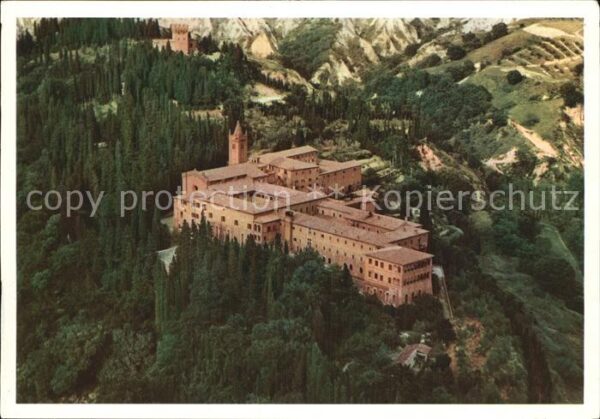 Siena Abbazia di Monte Oliveto Maggiore Vedut