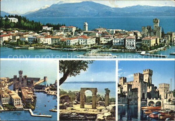 Sirmione Lago di Garda Panorama Castello Porto