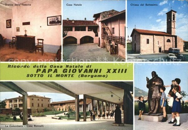 Bergamo Stanza della Nascita Casa Natale di Pap