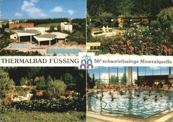 Bad Fuessing Kurmittelhaus Innen und Aussen Thermalb