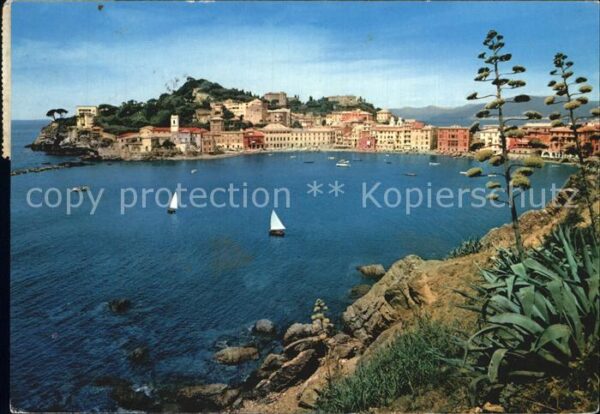 Sestri Levante Stadtansicht Boote