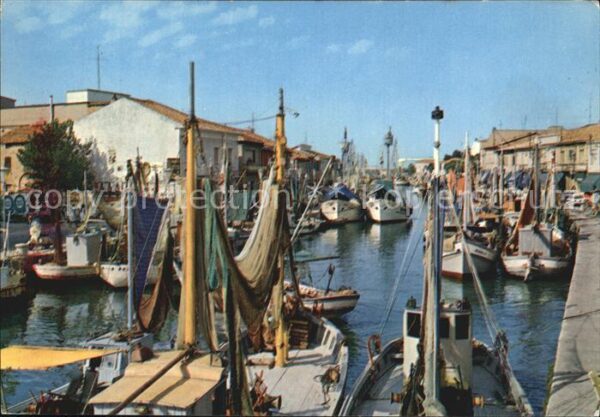 Cesenatico Hafen Fischerboote