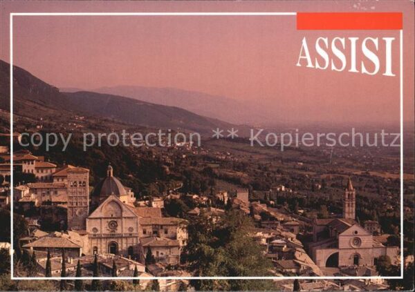 Assisi Umbria Stadtansicht