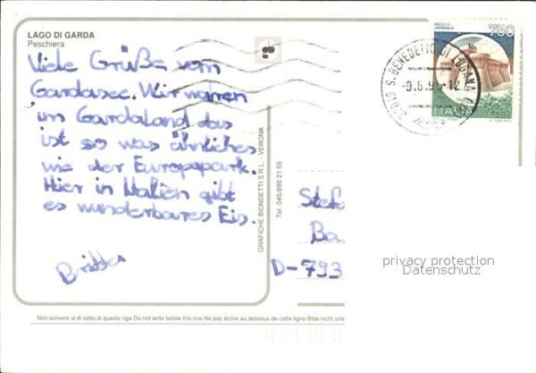 Peschiera del Garda Lago di Garda Luftbildaufnahme – Bild 2