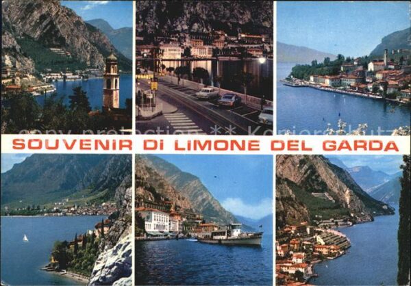 Limone sul Garda Lago di Garda Gardasee Nachtaufnahmen P