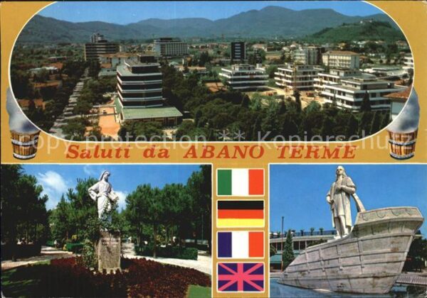 Abano Terme Pietro Abano Columbus Stadtansicht