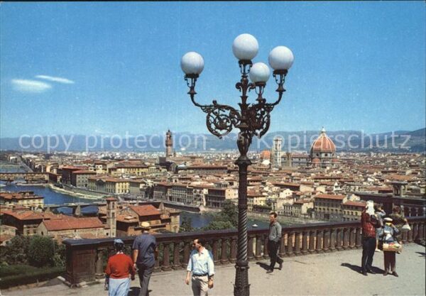 Firenze Florenz Piazzale Michelangelo Panorama
