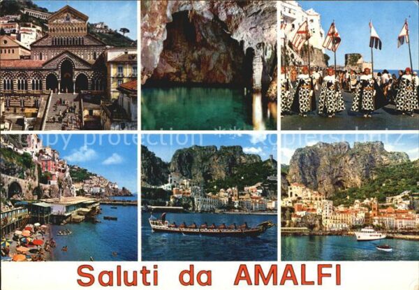 Amalfi Dom Grotte von Smeraldo Folklore Meer S