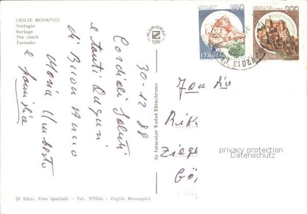 Ceglia Messapico Turmuhr – Bild 2