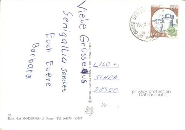 Senigallia Rocca Roveresca Strand Kirche – Bild 2
