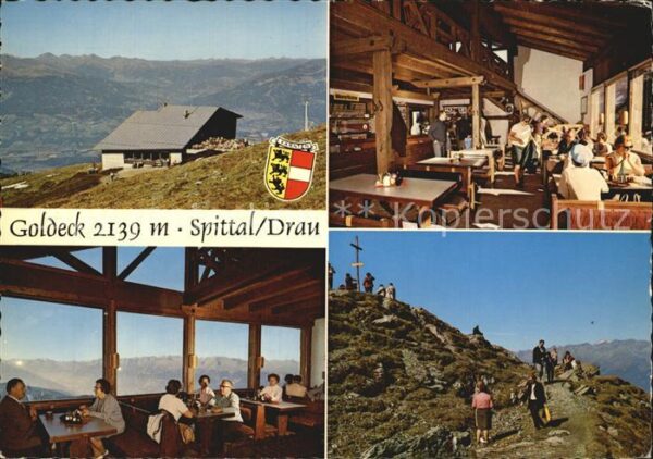 Spittal Drau Goldeck Gipfel Bergrestaurant
