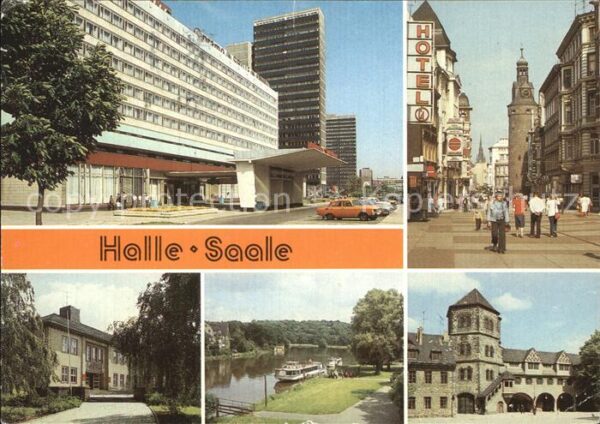 Halle Saale Interhotel Dampferanlegestelle Moritzbu