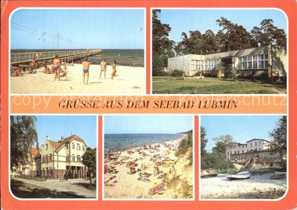 Lubmin Ostseebad Strand Postamt FDGB Ferienheim Philipp
