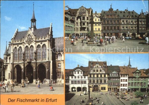 Erfurt Fischmarkt Rathaus Haus zum Breiten Her