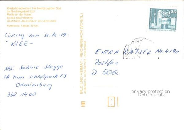 Oranienburg Partie an der Havel Straße des Friedens – Bild 2