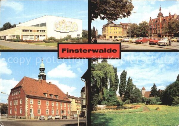 Finsterwalde Sporthalle Markt Kreiskulturhaus Schlos