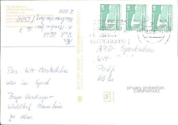Neubrandenburg Rat des Bezirkes Centrum Warenhaus Frie – Bild 2