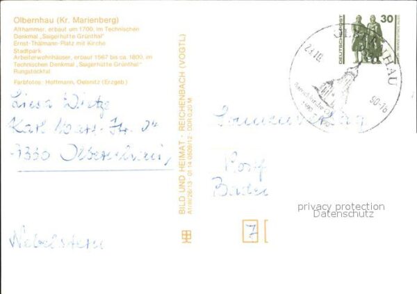 Olbernhau Erzgebirge Althammer Technisches Denkmal Saigerhüt – Bild 2