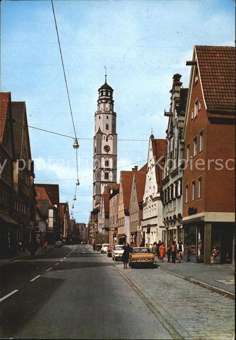 Lauingen Donau Herzog Georg Straße Schimmelturm