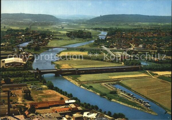 Minden Westfalen Wasserstrassenkreuz Weser Mittellandkan