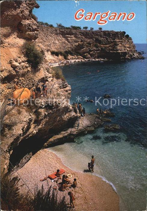Gargano Meer Küste Strand