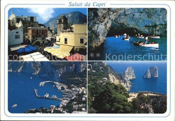 Capri Meer Küste Stadt Grotte