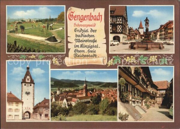 Gengenbach Schwarzwald Schloss Denkmal Kirche Mini