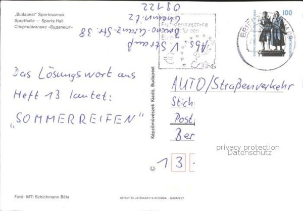 Budapest Sporthalle – Bild 2