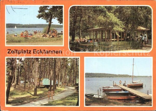 Waren Mueritz Zeltplatz Ecktannen Bootssteg