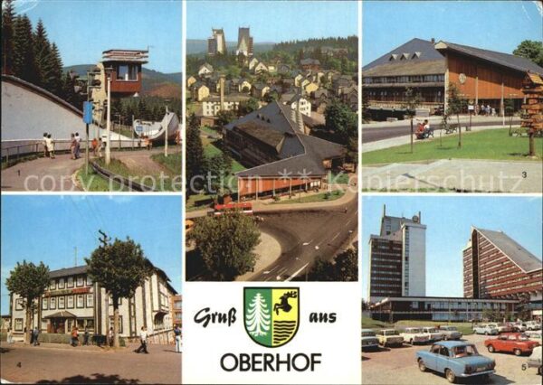 Oberhof Thueringen Bobbahn FDGB Rennsteig Dimitroff Hotel