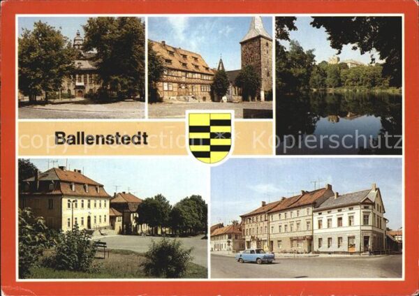 Ballenstedt Rathaus Alter Markt Schloßteich
