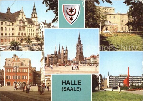 Halle Saale Hansering Markt Landesmuseum Marktschlö