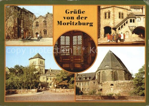 Halle Saale Moritzburg Innenhof Gerichtszimmer Kape