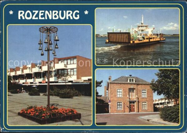 Rozenburg Stadtansicht Fähre