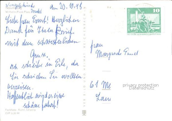 Naumburg Saale Wilhelm Pieck Platz – Bild 2