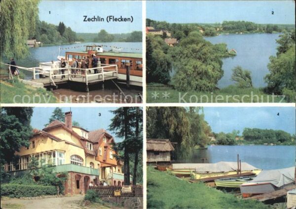 Zechlin Flecken Am Schwarzen See Dampferanlegestelle FD