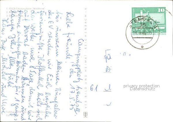 Arendsee Altmark FDGB Erholungsheim Waldheim Rathaus – Bild 2