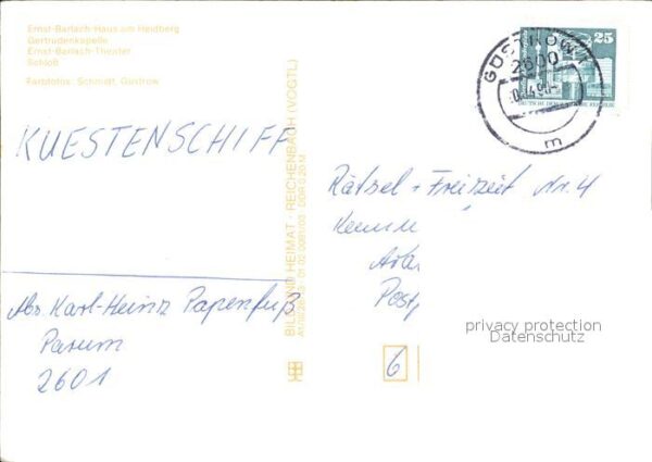 Guestrow Mecklenburg Vorpommern Ernst Barlach  Theater Haus Gertrudenka – Bild 2