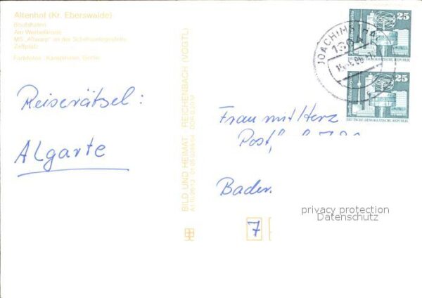 Altenhof Eberswalde Werbellinsee MS Altwarp Bootshafen Zelt – Bild 2
