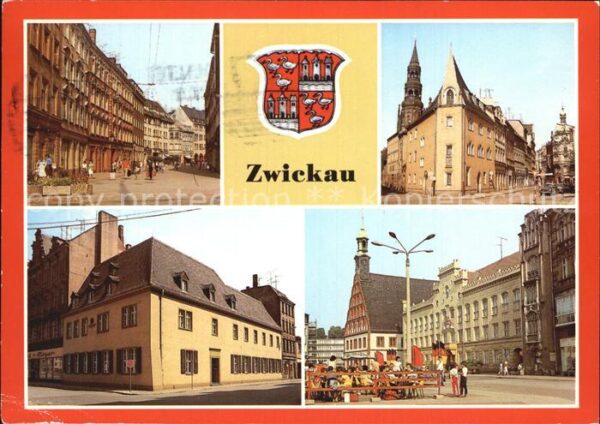 Zwickau Sachsen Schiffchen Robert Schumann Haus Rathaus