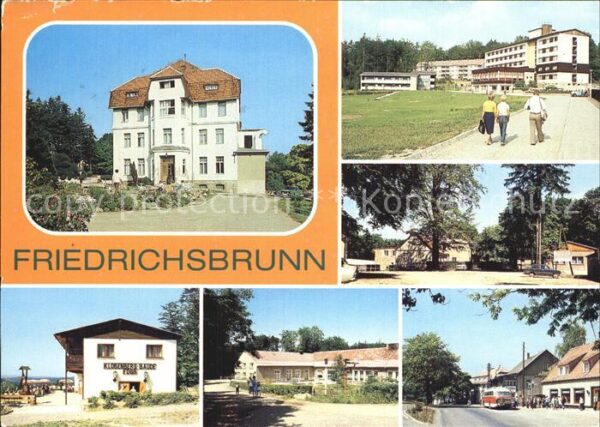 Friedrichsbrunn Harz Sanatorium Ernst Thälmann FDGB Klobenbe