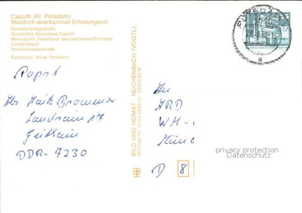Caputh Dampferanlegestelle Motorjacht Havellan – Bild 2
