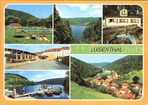 Luisenthal Bad Ohratalsperre FDGB Erholungsheim Ad
