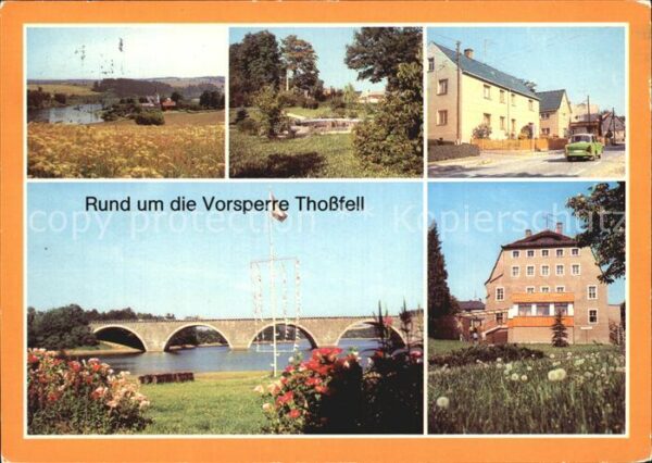 Thossfell Vorsperre Blick nah Altensalz Parkanlag