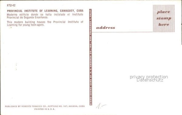 Camagueey Provincial Institute of learning – Bild 2