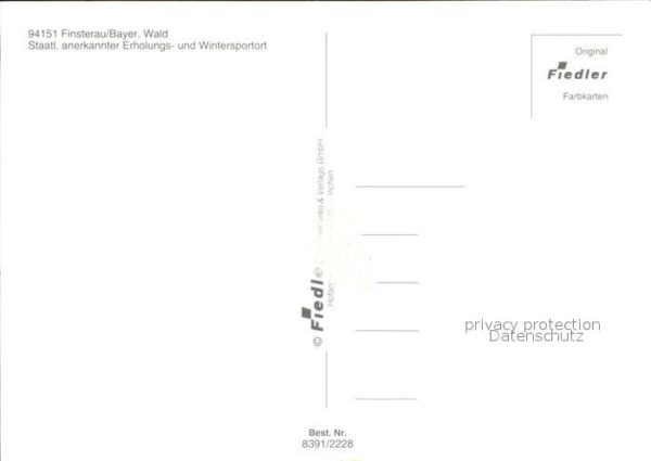 Finsterau Bayerischer Wald Fliegeraufnahme – Bild 2