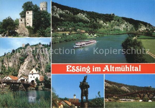 Essing Burg Schiff Denkmal