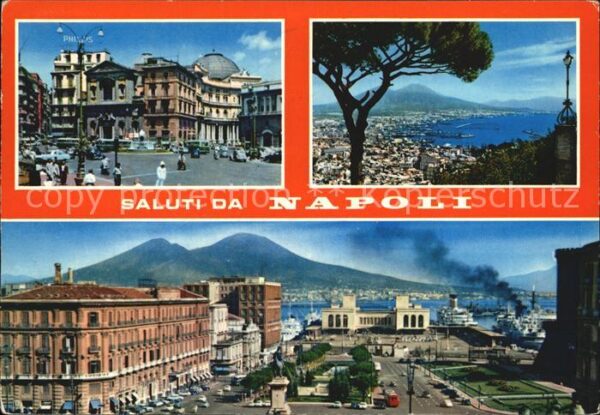 Napoli Neapel Platz Panorama