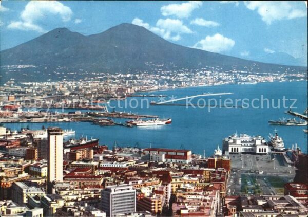 Napoli Neapel Panorama vom Viktor Emanuele aus gesehe