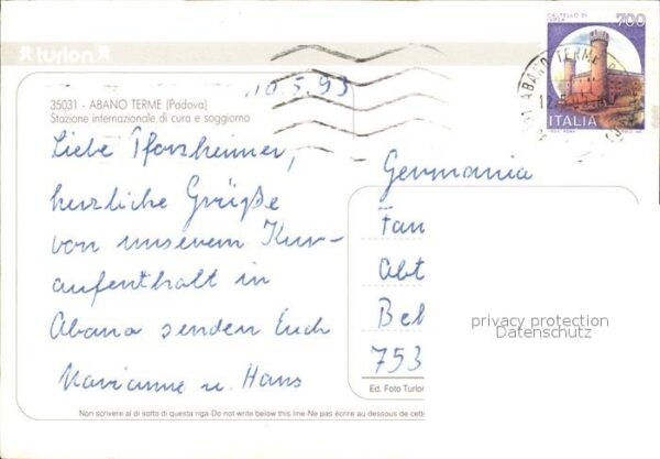 Abano Terme Gesamtansicht Hotels Brunnen – Bild 2